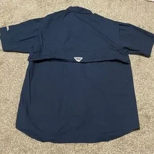 Chemise boutonnée Columbia PFG Slack Tide Camp Auburn Tigers - Marine